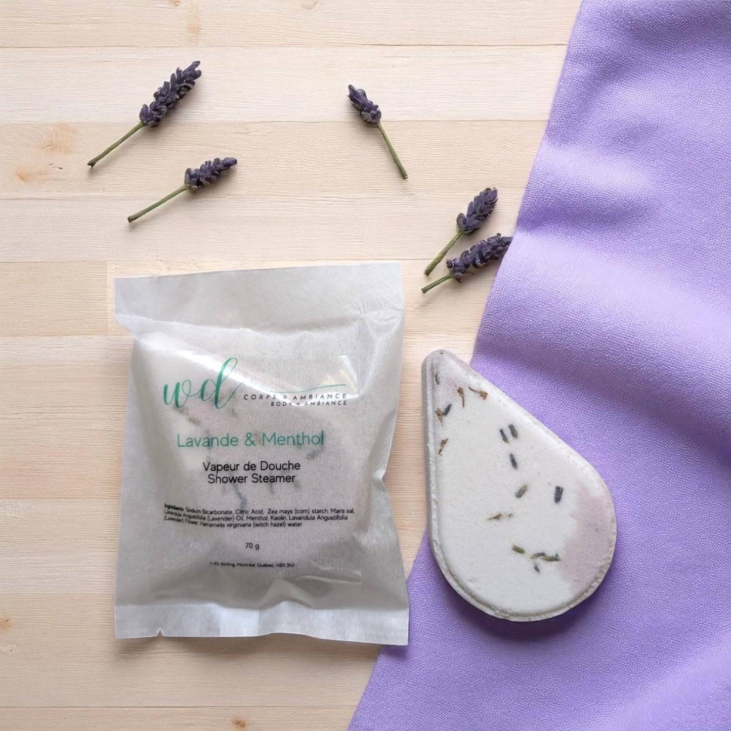 Vapeur de Douche Lavande & Menthol